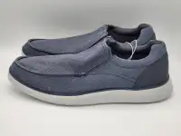 Mens shoes laceless blue size 12 brand new/souliers hommes neuf
