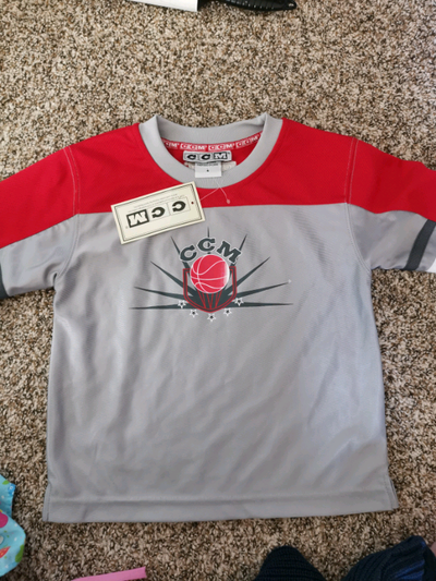 Brand new CCM T-shirt size xs 4 fit 5 to 6 years old, View more