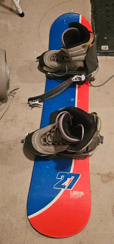 Planche  a neige avec bottes, View more