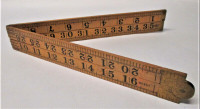 Vintage 36" Boxwood Preston Ruler Made in England Good Condition