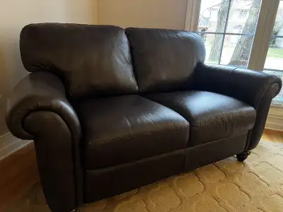 Italsofa leather loveseat, View more