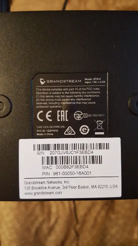 Grandstream d'Ebox63005667071875121