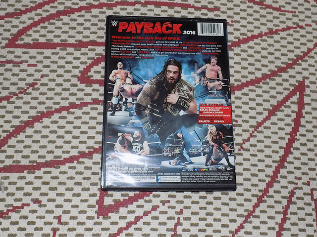 WWE PAYBACK 2016 DVD, MAY 2016 PPV, ROMAN REIGNS VS. AJ STYLES in CDs, DVDs & Blu-ray in Hamilton - Image 2