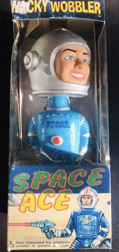 FUNKO WACKY WOBBLER BOBBLE HEAD 2000 SPACE ACE CAPTAIN , View more