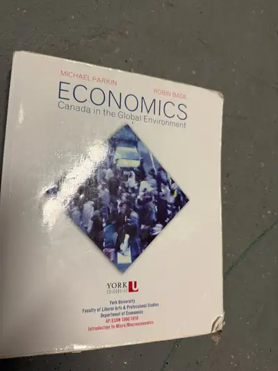 I'm selling a used copy of "Economics: Canada in the Global Environment" by Michael Parkin and Robin...