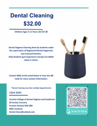 $32 Dental Cleaning 