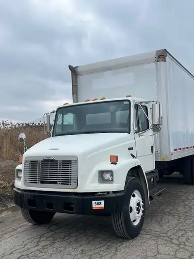 2003 Freightliner FL80 with 30ft Box. It is in running condition and certified. Yellow sticker valid...