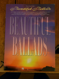 Livre de musique, Beautiful Ballads Songbook - NEW
