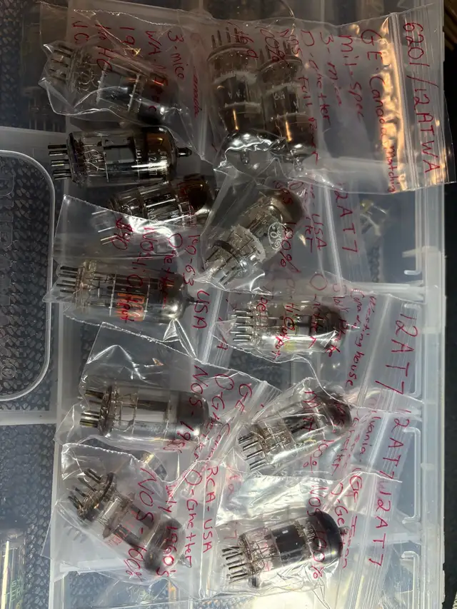 12AT7 ECC81 vacuum tubes NOS 