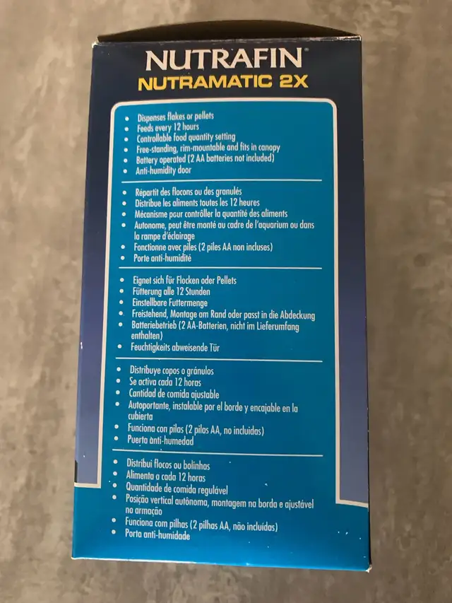 Nutrafin, Nutramatic 2X, Aquarium Automatic Feeder in Fish for Rehoming in Oakville / Halton Region - Image 7