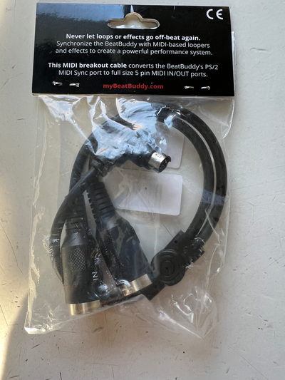 BEATBUDDY Midi Sync Breakout Cable, View more