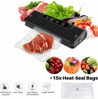 17pcs Vacuum Seal Containers Vacuum Sealer for Food Savers, with Automatic Pump (37.2Oz+74.4Oz Vacuum Food Storage container) Livego