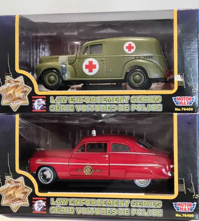 '40 Ford Sedan or '49 Mercury 1:24 Motormax diecast model , View more