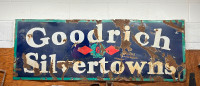 Goodrich Silvertowns Porcelain Tire Sign