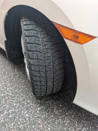 4 x Bridgestone winter tires + 4 x rim 215/55R16 Only $680