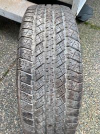 1 x single 255/70/18 M+S 113T Goodyear wrangler HP wit 90% tread