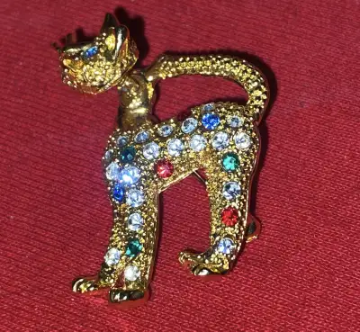  Bobble head, kitty cat brooch, View more