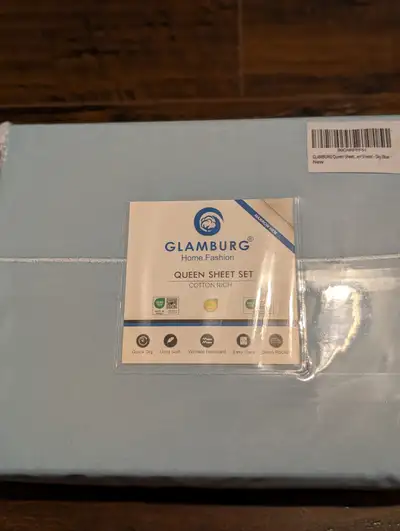 Glamburg Queen Sheet Set., View more