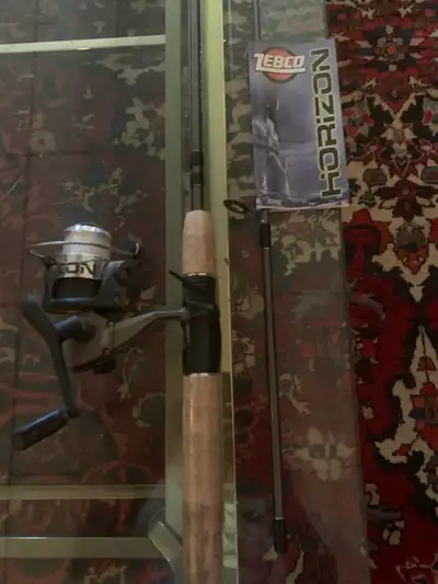 Zebco Horizon fishing rod and reel, View more
