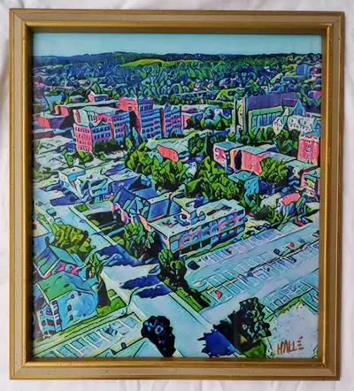 Tableau du Séminaire de Sherbrooke de l'artiste peintre Hallé , View more