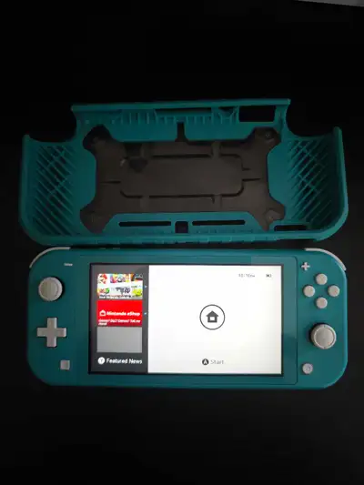 Nintendo Switch lite with case, View more