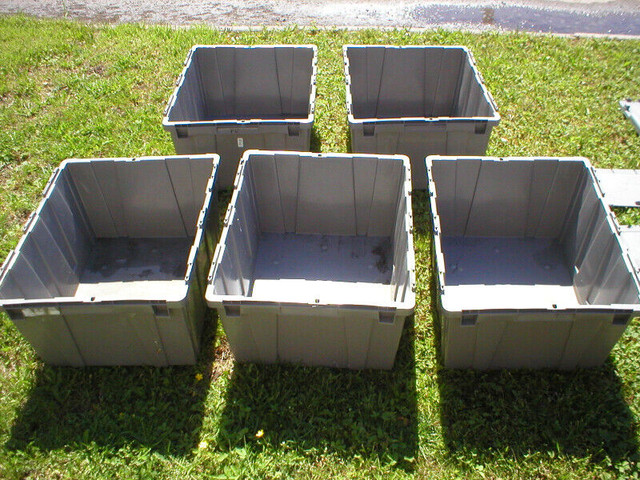 BAC PLASTIQUE PLASTIC BINS BOITES POUR POT DE FLEURS JARDIN dans Plantes, engrais et terreaux  à Longueuil/Rive Sud - Image 2