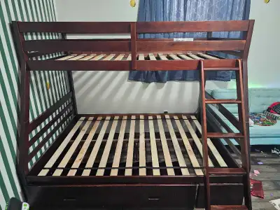 Bunk bed double over single , View more