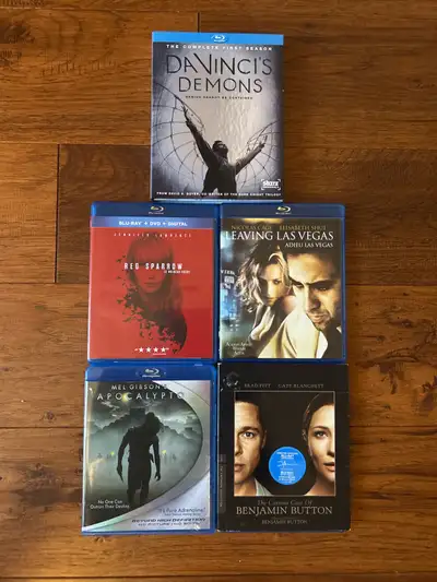 $10.  Blu-ray movies, View more