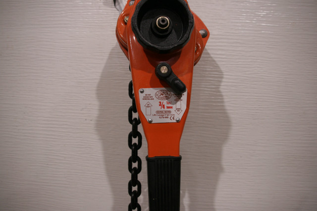 LEVER CHAIN HOIST 3/4 Ton in Hand Tools in Hamilton - Image 4