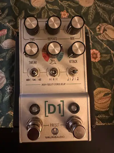 Walrus Audio D1 Delay Pedal V1, View more