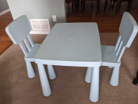 IKEA Mammut kids table with chairs