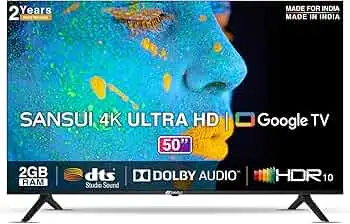Tv 50 pouces de marque SANSUI  4 K, View more