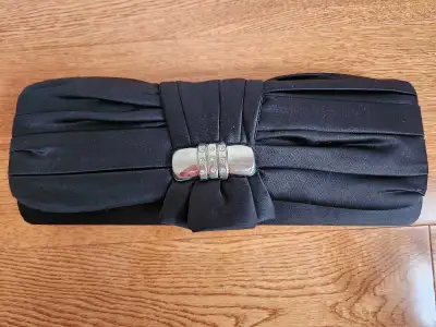 Black Handbag, Purse or Wallet on Chain Chain strap