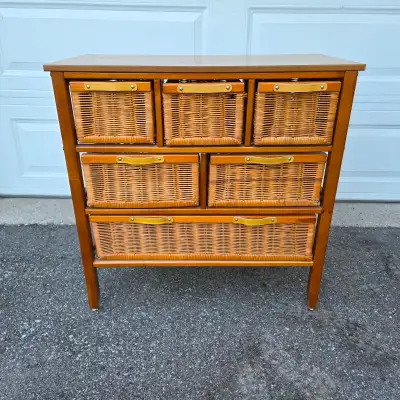 Wicker Style Dresser/Storage Unit, View more