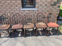 Antique Bow Back chairs