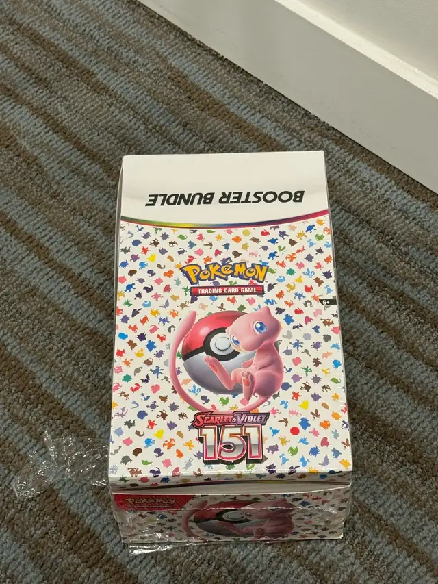 Pokemon 151 booster bundle display( ripped bottom) 63826838869763120