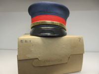 Vintage Canadian National Railway Via Rail Canada Conductor Hat