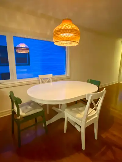 IKEA Rosentorp Extendable Dining Table & 4 Chairs, View more