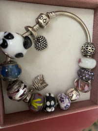 Pandora bracelet with charms 