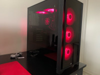 New RTX 4060 Ryzen water cooled custom sleeved RGB gaming pc