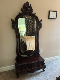 Large Mirror with Base