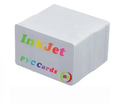 This inkjet PVC cards are specially designed for ID cards printing and the absolute best Inkjet PVC...