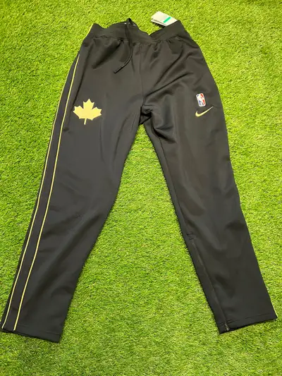 Team Issued Nike Toronto Raptors Basketball OVO Pants Sz XL Tall New With Tags Size: Adult XL Tall P...