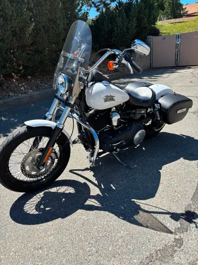 2016 FXDB - 103 cu/in - only 16k kilometers Saddlebags, extra pipes and stock shift control included