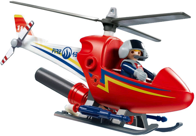 Playmobil Rescue Fire Fighter Helicopter & Chief Vehicle dans Jouets et jeux  à Longueuil/Rive Sud - Image 2