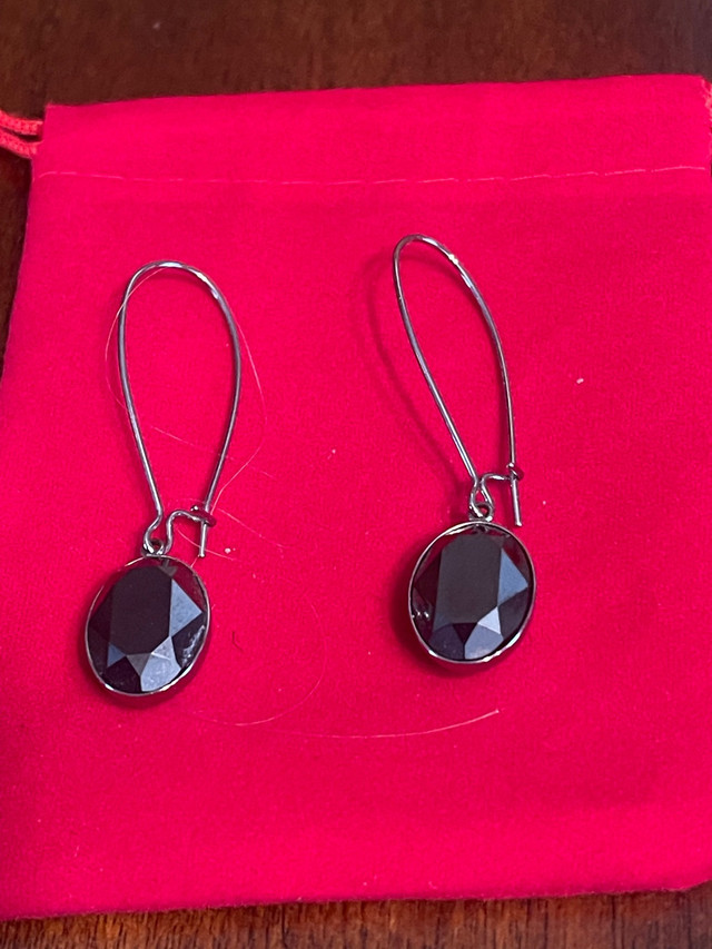 Beautiful Swarvoski Black Crystal Earrings  in Jewellery & Watches in Annapolis Valley