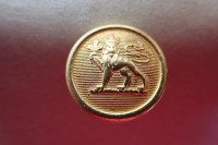 Canadian Brass Buttons - Insignia Canadian Coat of Arms Lion