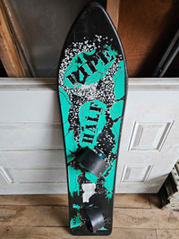 Vintage Black Snow Snowboard