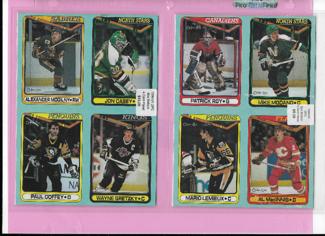 Vintage Hockey Cards: Vintage OPC Box Bottom Singles & Panels in Arts & Collectibles in Bedford - Image 2