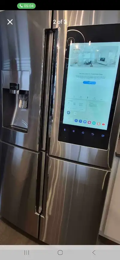 Samsung Family Hub RF22M9581SR (freezer not working), View more